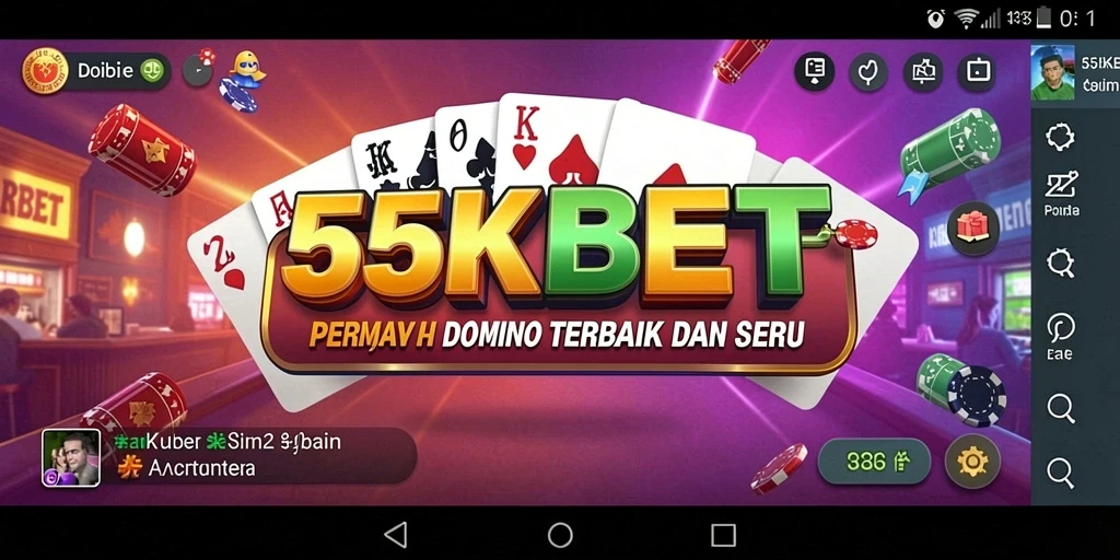 Tampilan gameplay seru di 55KBET dengan teman-teman.