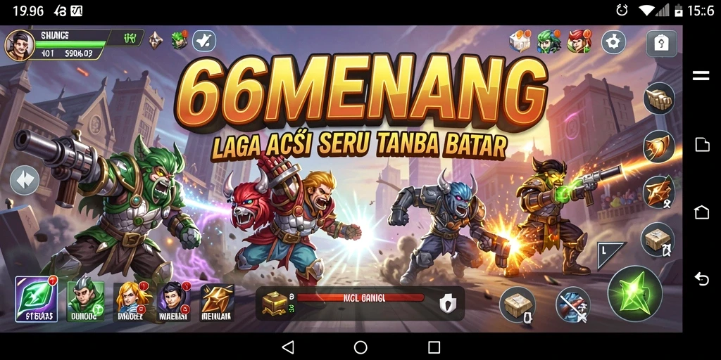 Tangkapan layar gameplay seru dari 66MENANG.