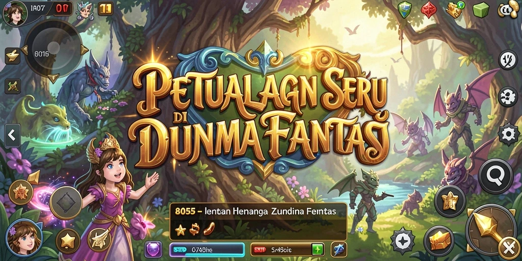 Tampilan gameplay menarik dari petualangan di 8055.