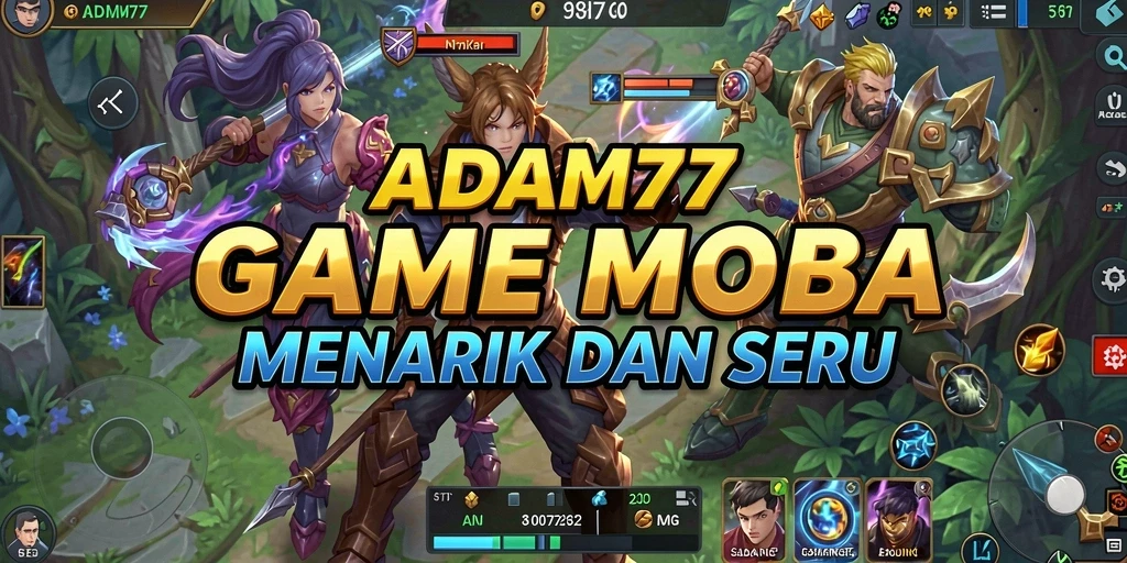 Tangkapan layar utama dari gameplay seru di ADAM77.