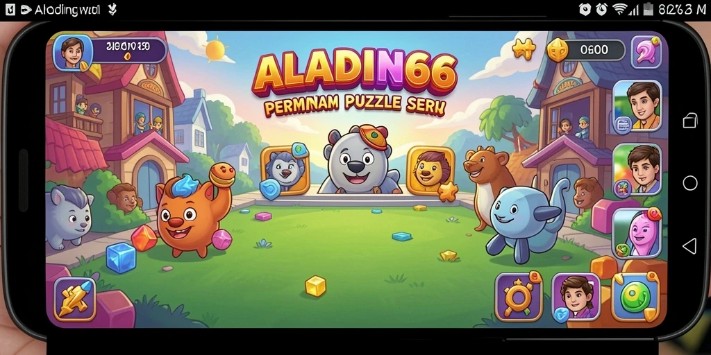 Screenshot gameplay <strong>ALADIN66</strong> yang menunjukkan tantangan puzzle seru.