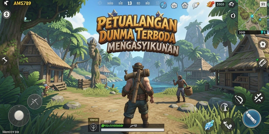Tampilan gameplay menarik dari AMS789 yang penuh petualangan dan eksplorasi.