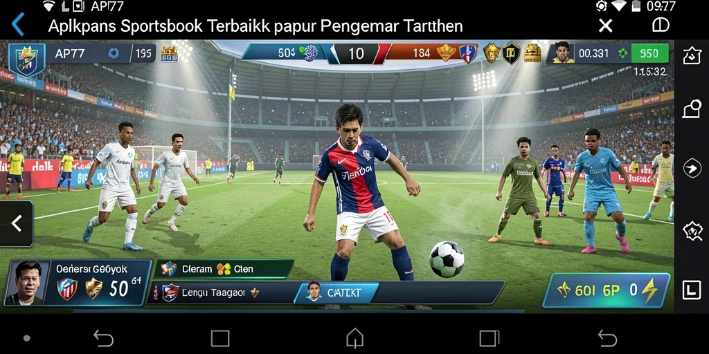 Tampilan gameplay Sportsbook yang menarik dan interaktif.