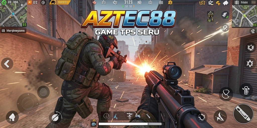 Tampilan screenshot gameplay <strong>AZTEC88</strong> yang mendebarkan dan penuh aksi.