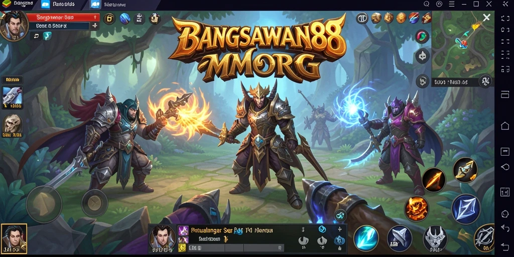 Menampilkan aksi seru dalam gameplay <strong>BANGSAWAN88</strong> dengan grafis menakjubkan.