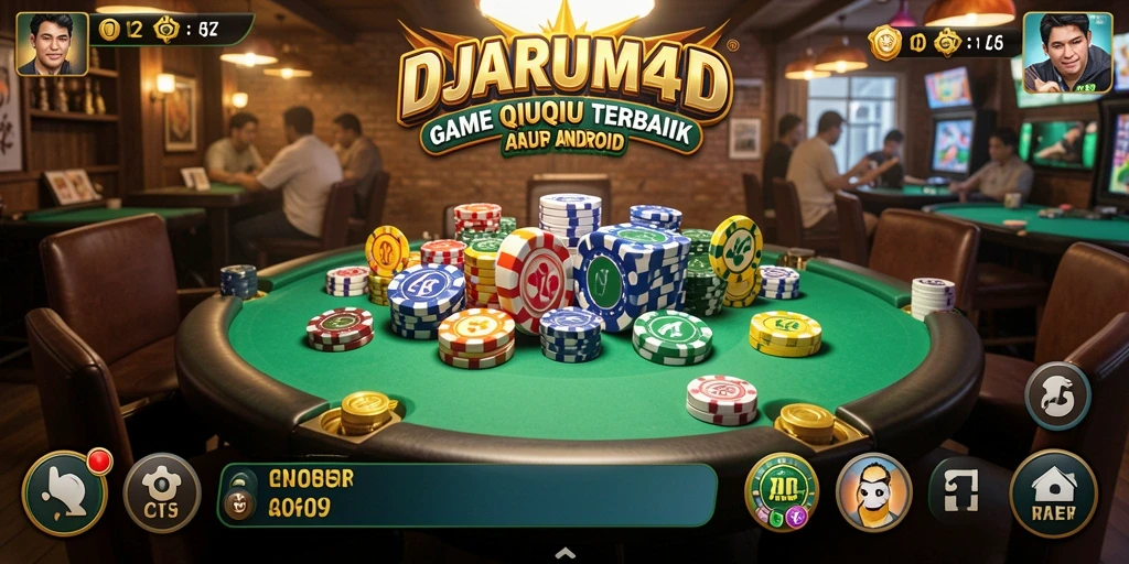 Screenshot gameplay QiuQiu DJARUM4D menampilkan suasana seru saat bermain.