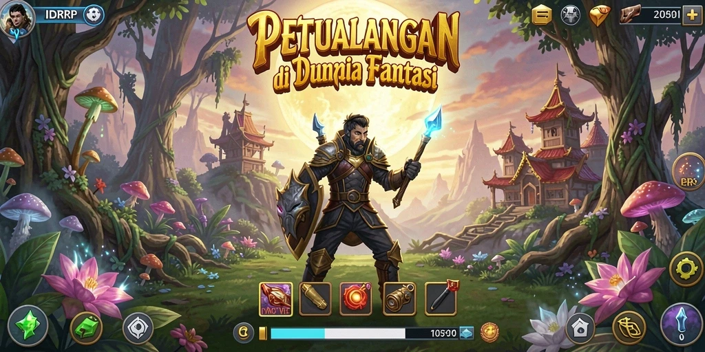 Gameplay menakjubkan yang menunjukkan petualangan seru di IDRRP.