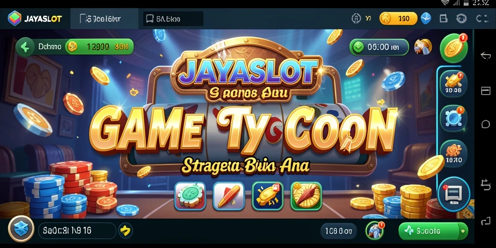 Screenshot gameplay JAYASLOT menampilkan serunya strategi bisnis dalam Tycoon.