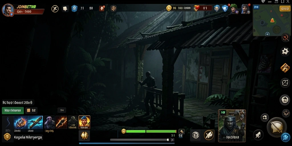Tangkapan layar gameplay JOINBET88 yang menyeramkan dan mencekam.