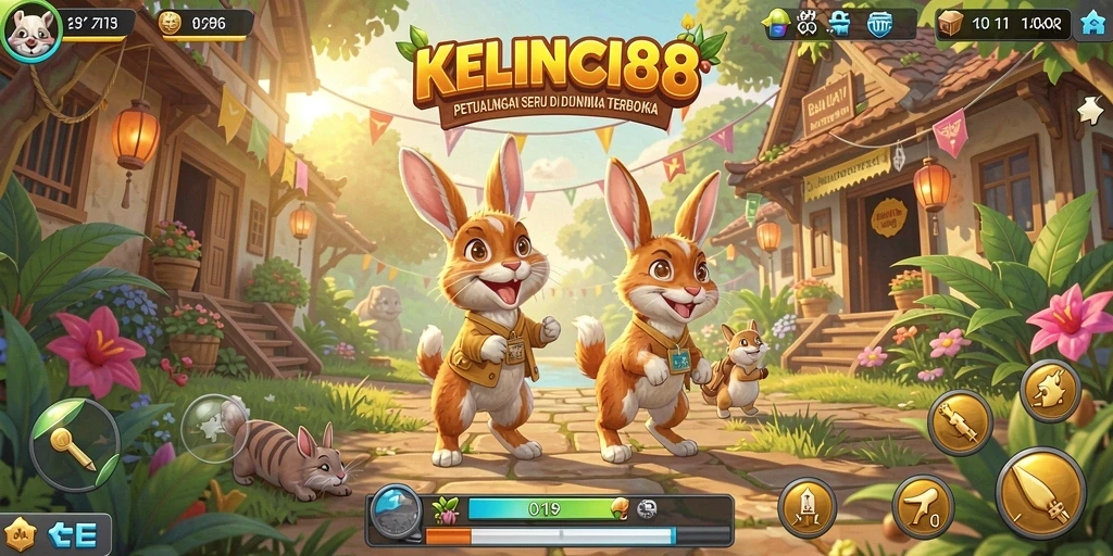 Tampilan gameplay KELINCI88 yang menakjubkan di dunia terbuka.
