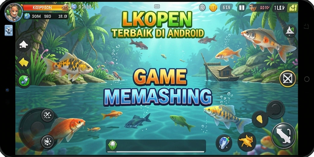 Tangkapan ikan yang mengesankan dalam gameplay LKOPEN.