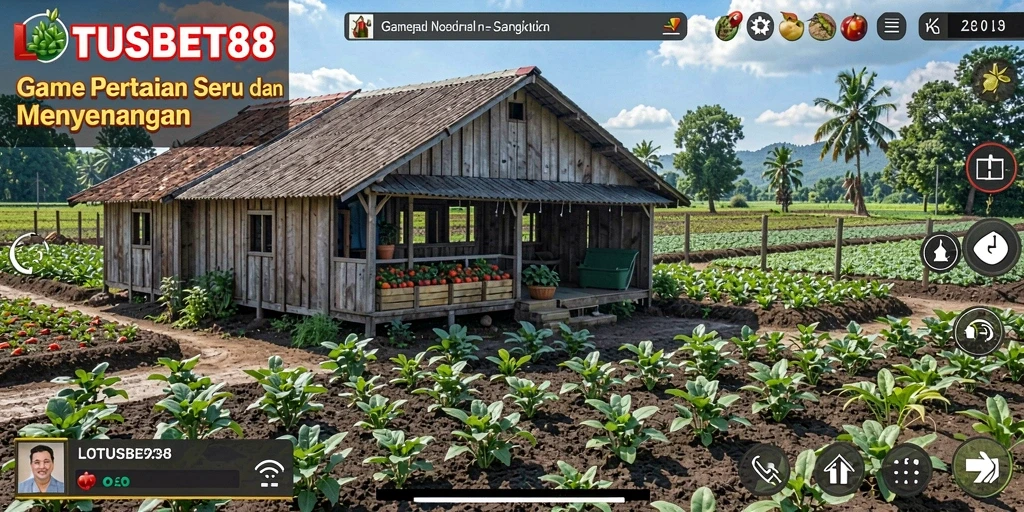 Gameplay menarik LOTUSBET88 dengan berbagai aktivitas pertanian.