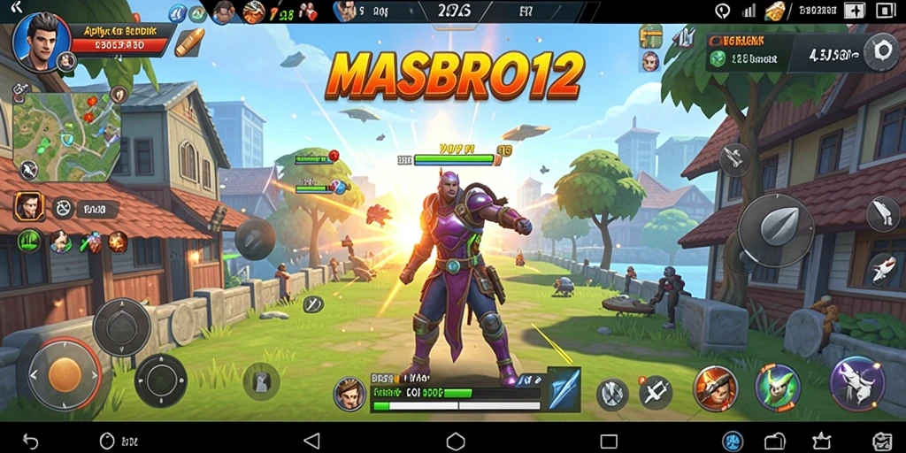 Screenshot utama MASBRO12 menampilkan antarmuka pengguna yang intuitif.