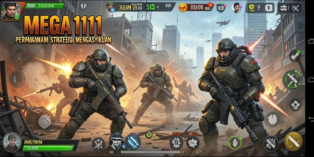 Tampilan menakjubkan dari pertempuran strategis MEGA111.