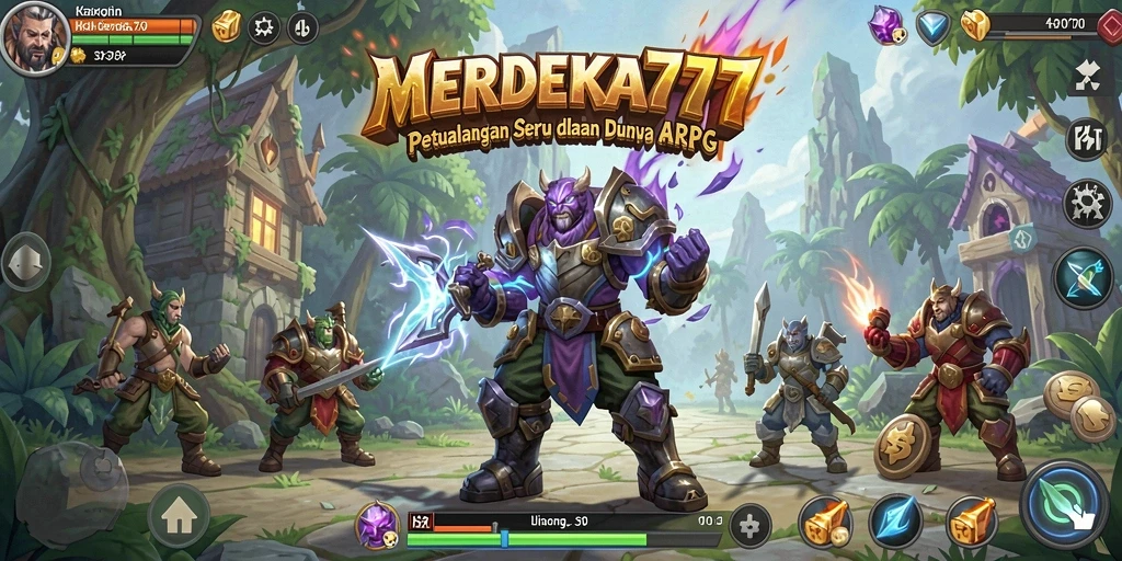 Gameplay seru dan penuh aksi di MERDEKA777.