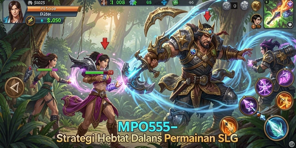 Tampilan gameplay MPO555 yang mengesankan dan penuh strategi.