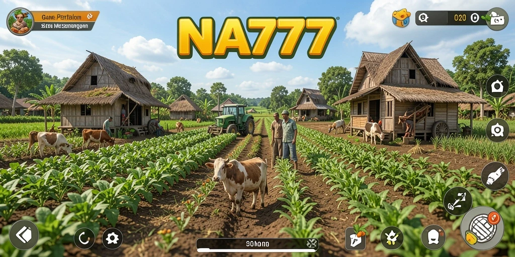 Tampilan gameplay NA777 yang seru saat bertani.
