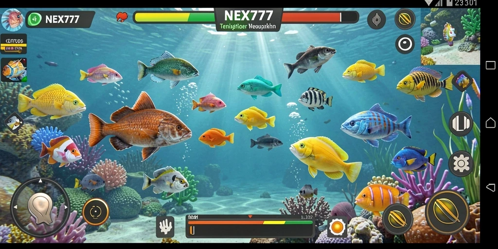 Gameplay seru tembak ikan di NEX777.