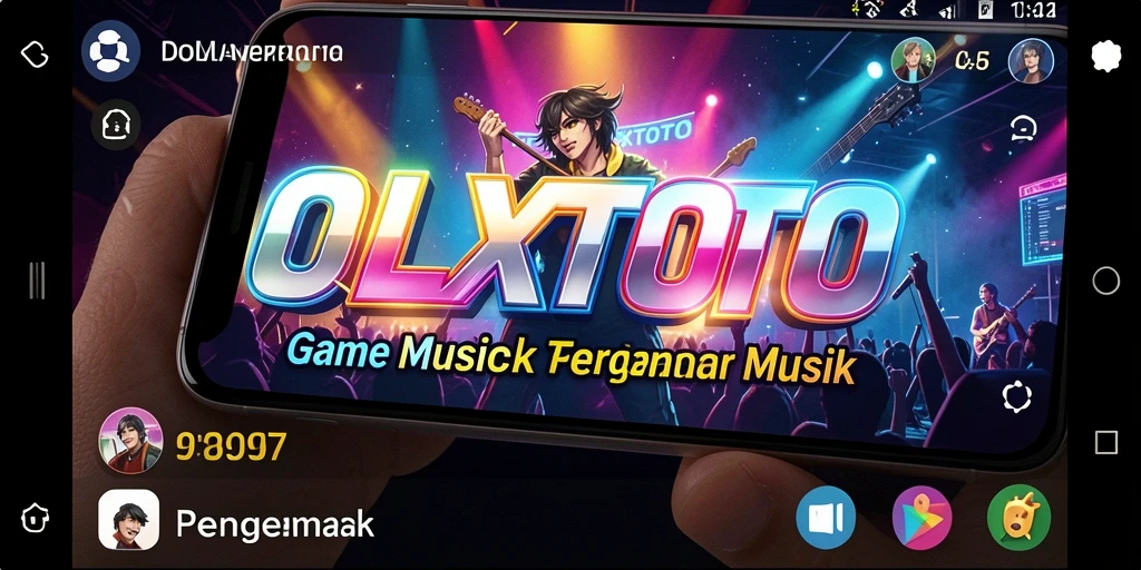 Tampilan gameplay OLXTOTO saat memainkan alat musik secara virtual.