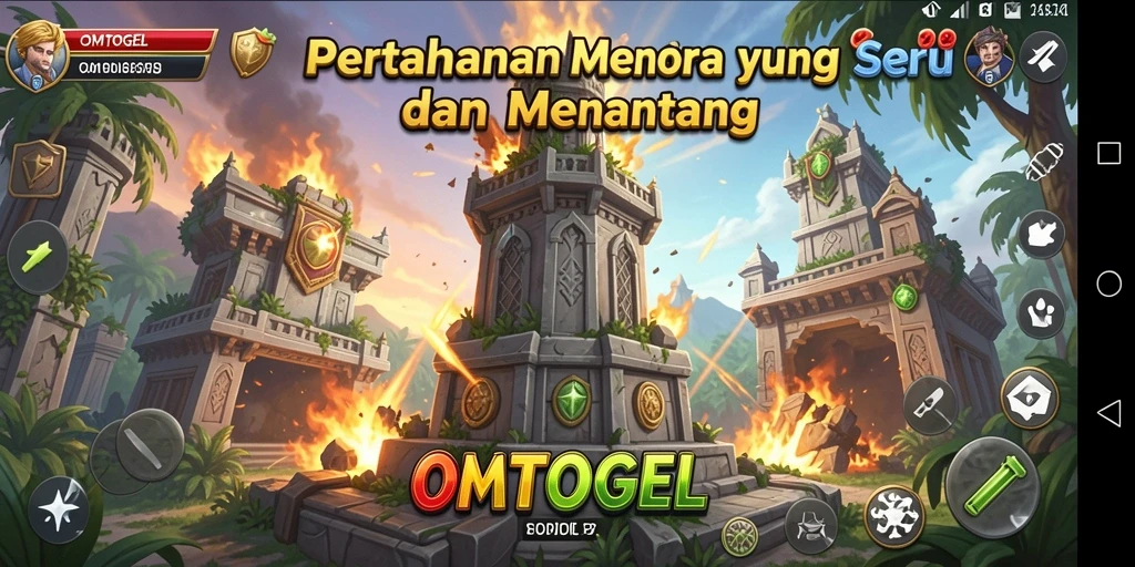 Tampilan gameplay seru dan menegangkan dalam OMTOGEL.