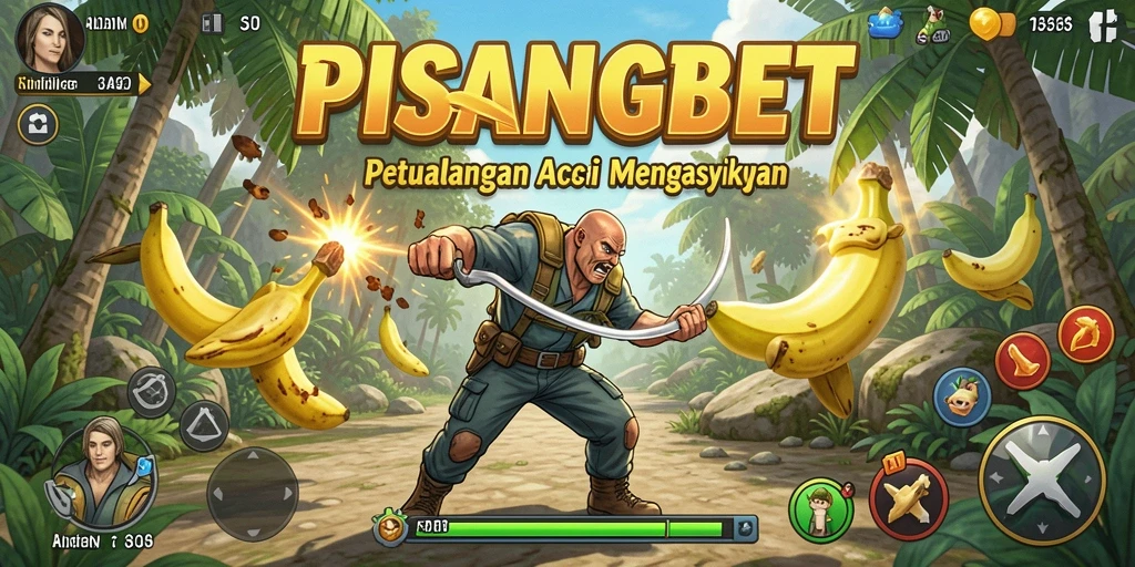 Gameplay PISANGBET yang seru dengan aksi mendebarkan.
