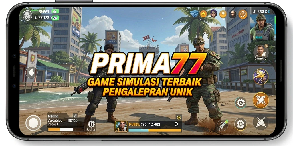 Screenshot gameplay dari PRIMA77 yang menampilkan aksi simulasi yang mendetail.