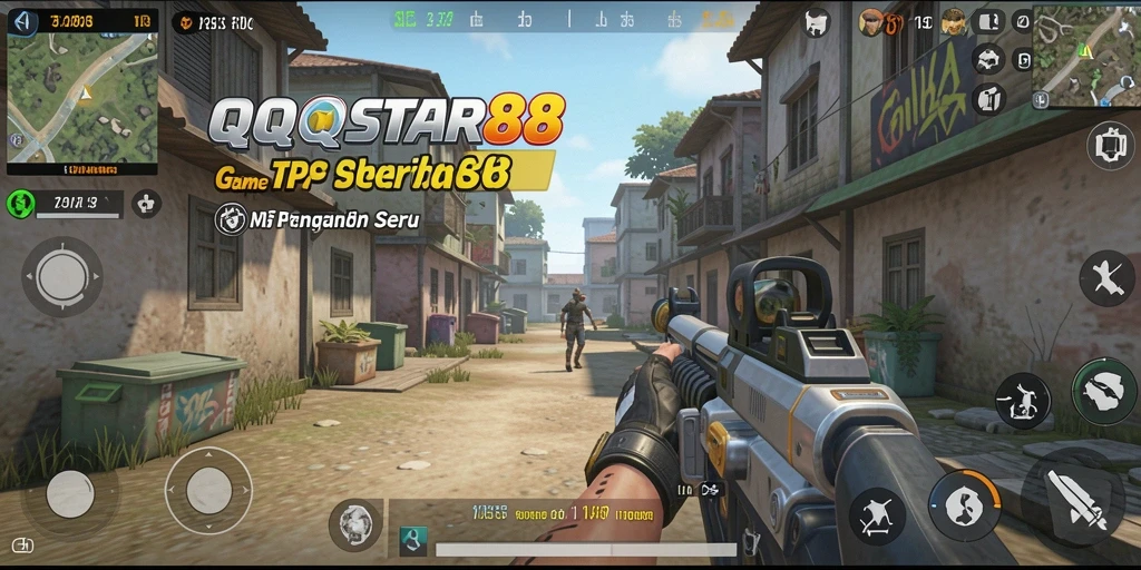 Screenshot gameplay QQSTAR88 yang menampilkan aksi seru dalam TPS.