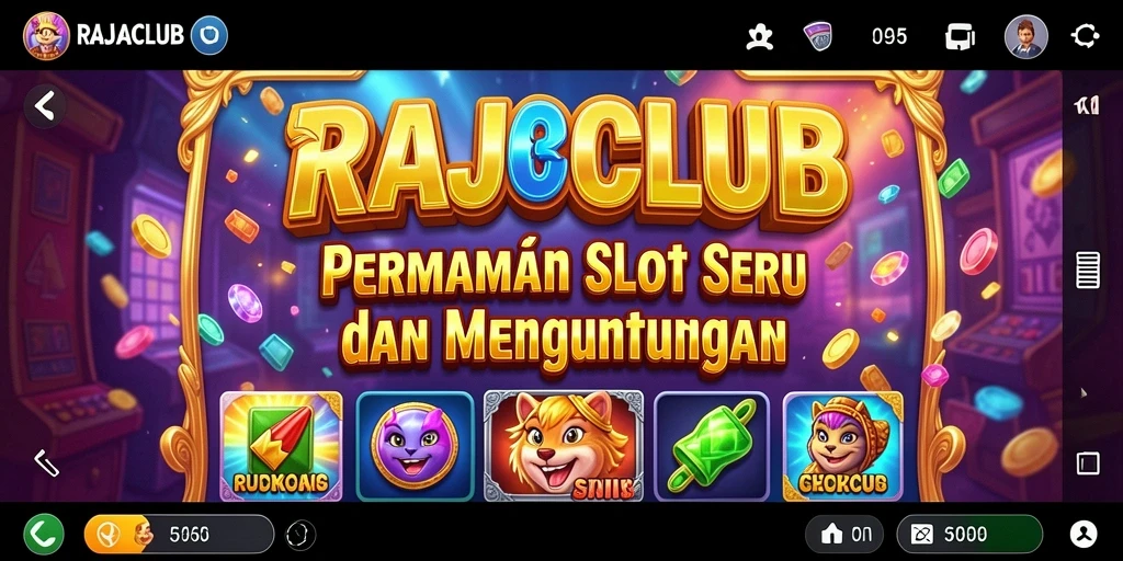 Screenshot RAJACLUB menampilkan gameplay slot yang menarik dan menggembirakan.