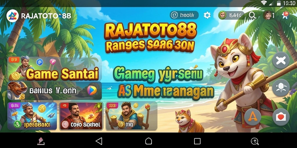 Tampilan gameplay seru dan menarik di RAJATOTO88.