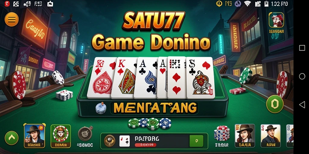 Tampilan gameplay SATU77 yang menarik dan interaktif.