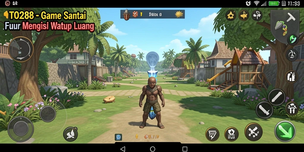 Tampilan gameplay TO288 yang ceria dan menarik.